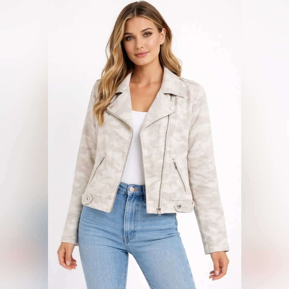 Fate NWTs Camo Moto Jacket